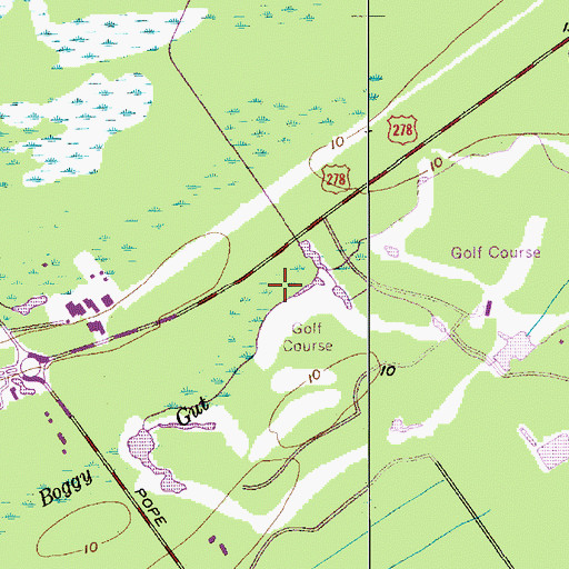 Topographic Map of Heritage Academy, SC