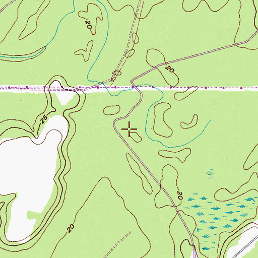 Topographic Map of Cross Episcopal School, SC