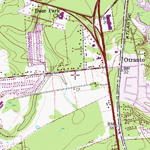 Topographic Map of Northwood Academy Upper School, SC