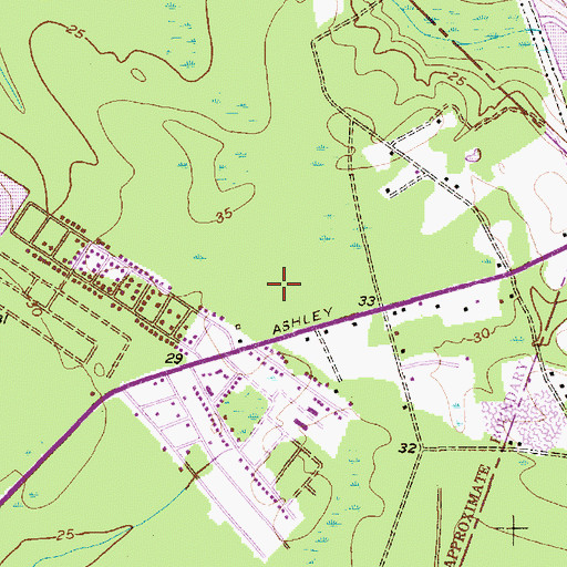 Topographic Map of Cathedral Academy, SC