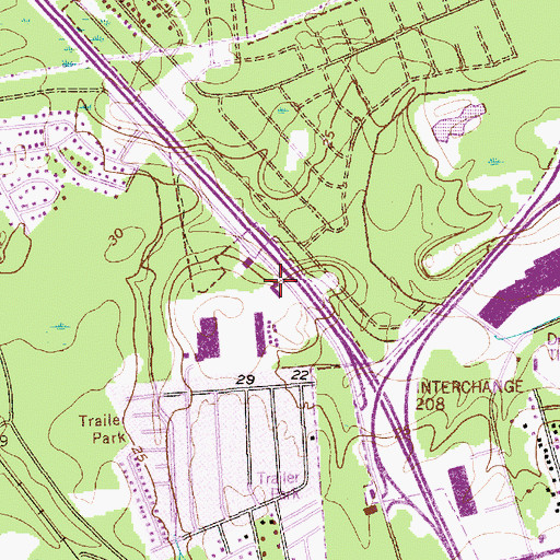 Topographic Map of Northside Christian School, SC