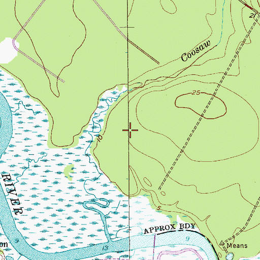 Topographic Map of River Oaks Middle School, SC