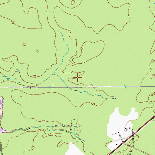 Topographic Map of Laurel Hill Primary School, SC