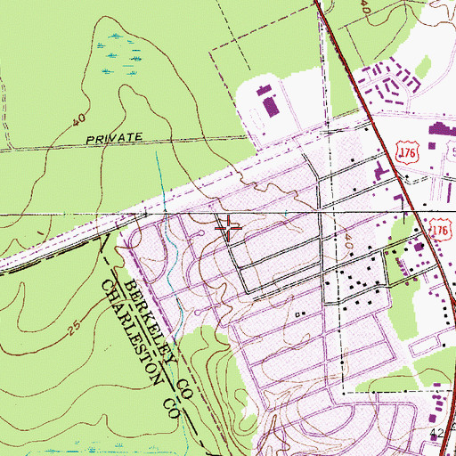 Topographic Map of Westview Primary School, SC