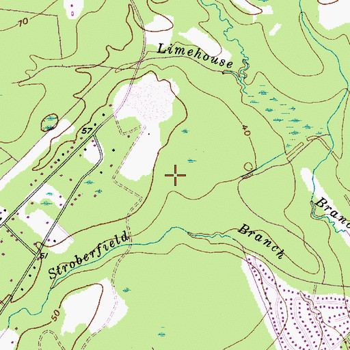 Topographic Map of Sangaree Middle School, SC