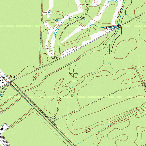 Topographic Map of Carolina Forest Middle School, SC