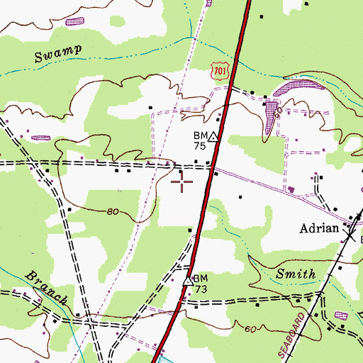 Topographic Map of Academy for Technology and Academics, SC