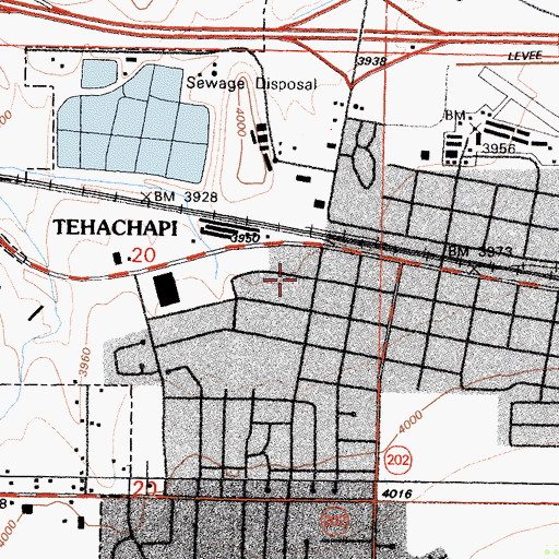 Topographic Map of Saint Malachys School, CA