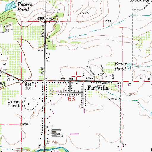 Topographic Map of Faith Christian School, OR