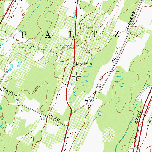 Topographic Map of Church of Jesus Christ of Latter Day Saints, NY