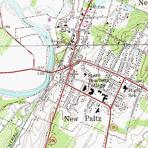Topographic Map of Mountain Laurel Waldorf School, NY