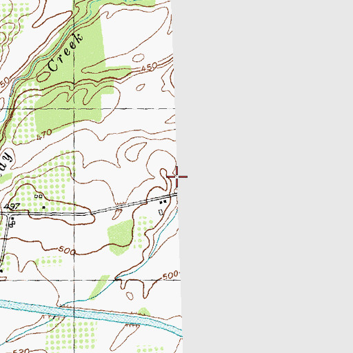 Topographic Map of County Line Mobile Home Park, NY