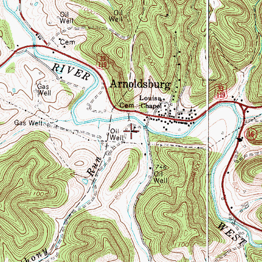 Topographic Map of Childrens Learning Center, WV
