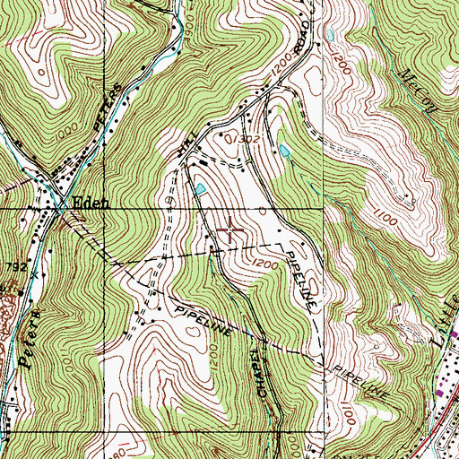 Topographic Map of Victory Christian Academy (historical), WV