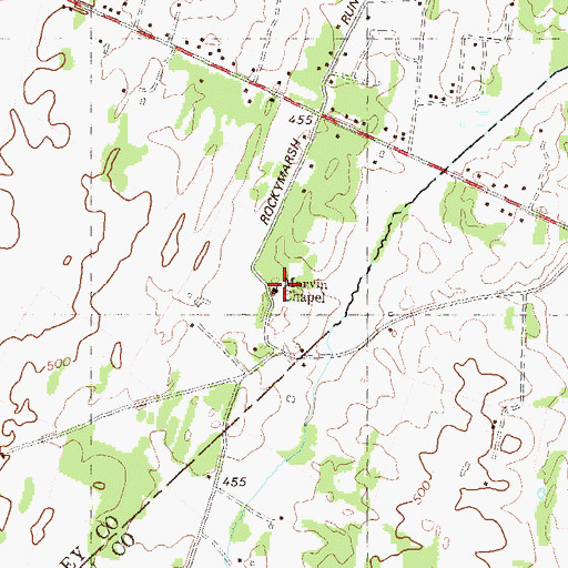 Topographic Map of Morgan Academy, WV