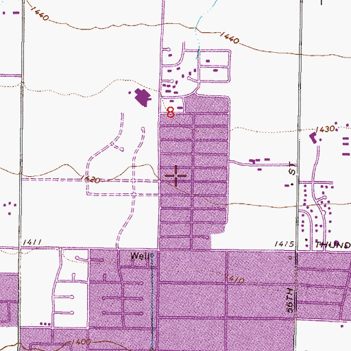 Topographic Map of Greenbrier East, AZ