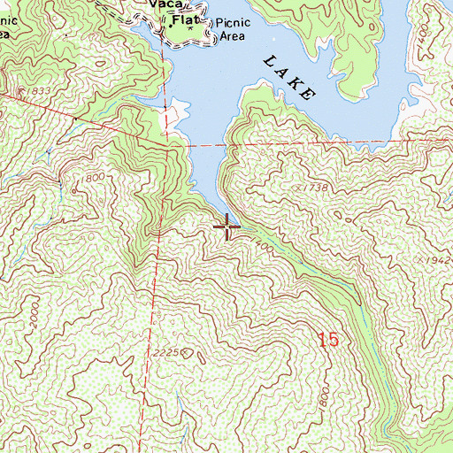 Topographic Map of Salsipuedes Creek, CA