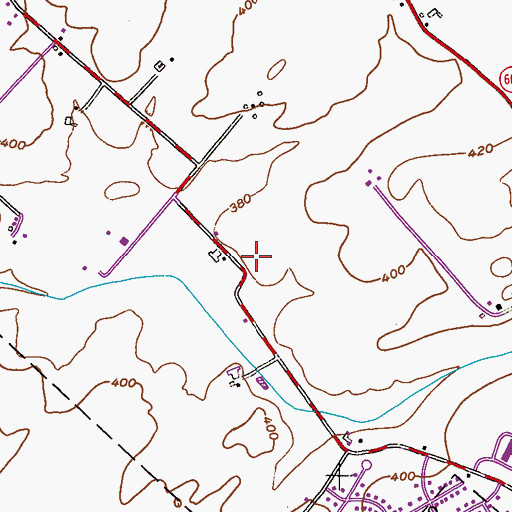 Topographic Map of Fleetwood Christian Day School, PA