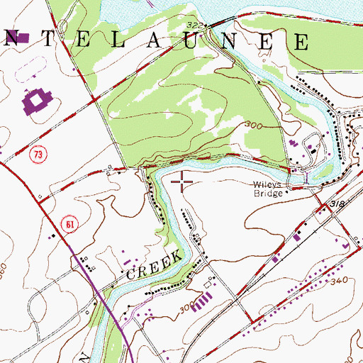 Topographic Map of Freedom Trail, PA