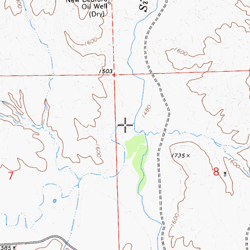 Topographic Map of San Carlos Creek, CA