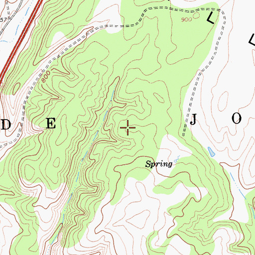 Topographic Map of San Carlos De Jonata, CA