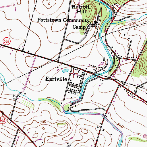 Topographic Map of Locust Grove Park, PA