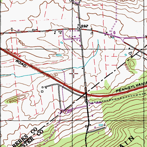 Topographic Map of Northgate Business Center, PA