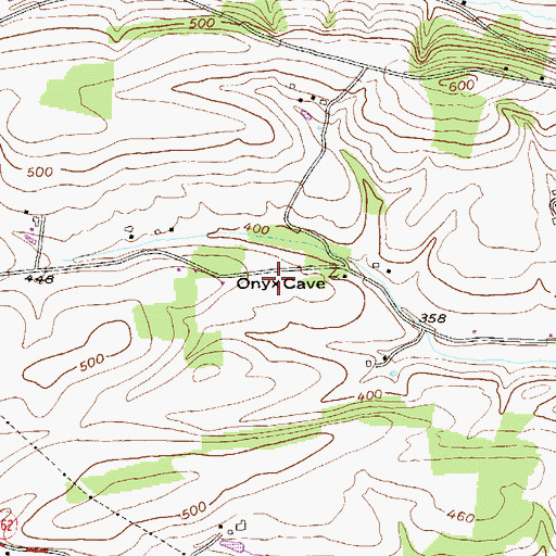 Topographic Map of Perry Township Recreation Area, PA