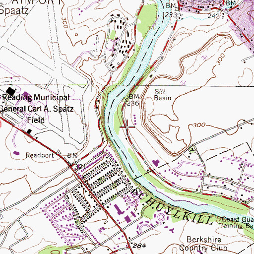 Topographic Map of Pioneer Grove, PA