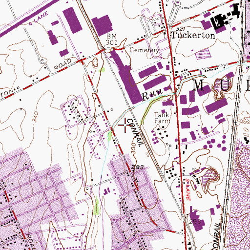 Topographic Map of Reading Crest Park, PA