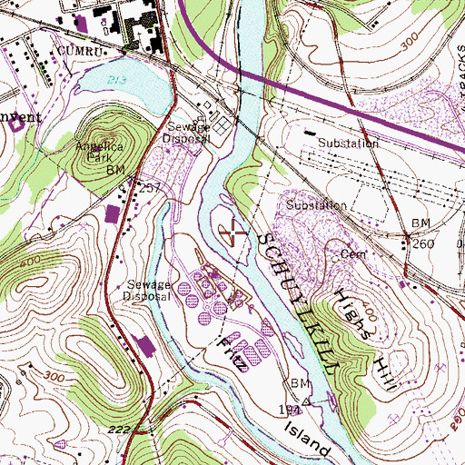 Topographic Map of State Game Lands Number 324, PA