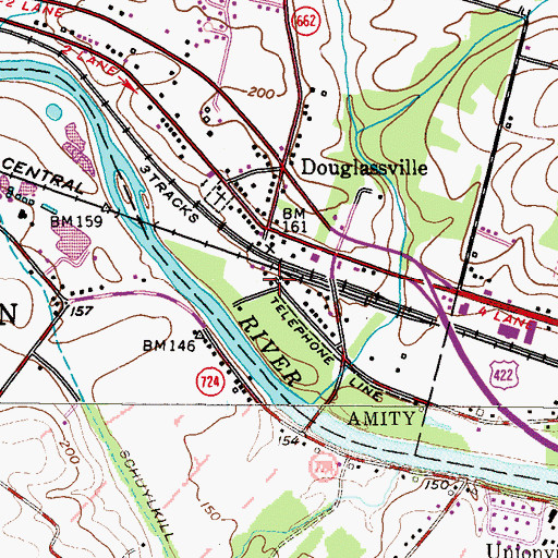 Topographic Map of Mouns Jones House, PA