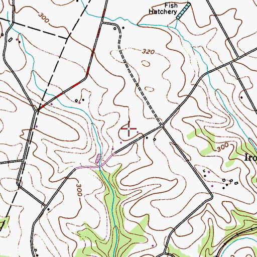 Topographic Map of Municipal Park, PA