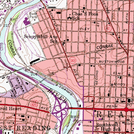 Topographic Map of Nomad Sportsmen Club, PA