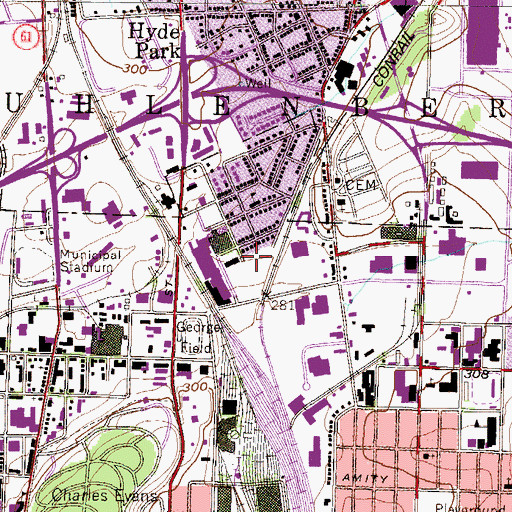 Topographic Map of North End Rod and Gun Association, PA