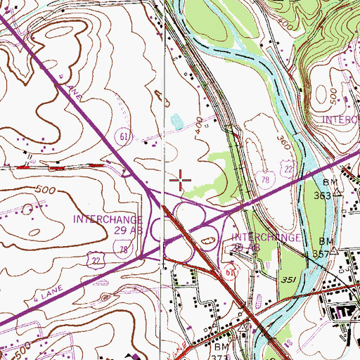 Topographic Map of Northern Berks Medical Center, PA