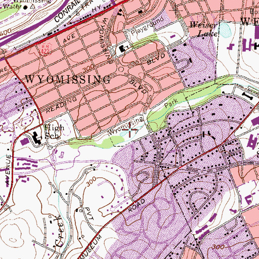 Topographic Map of Stone House Pond, PA