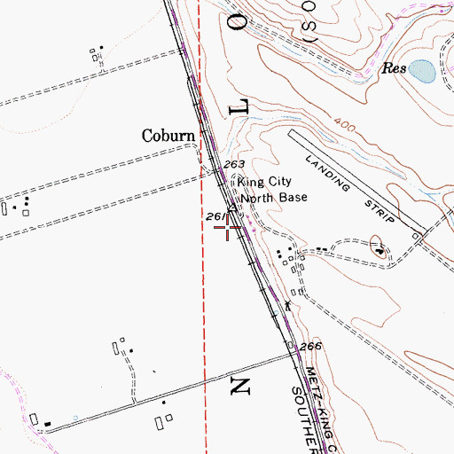 Topographic Map of San Lorenzo, CA