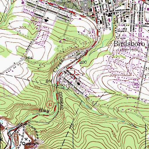 Topographic Map of Texas (historical), PA