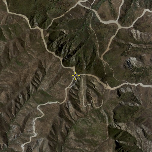 Aerial/Satellite Image of San Onofre Mountain, CA