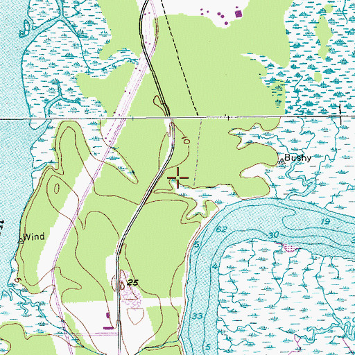 Topographic Map of Bayer Industrial Park, SC