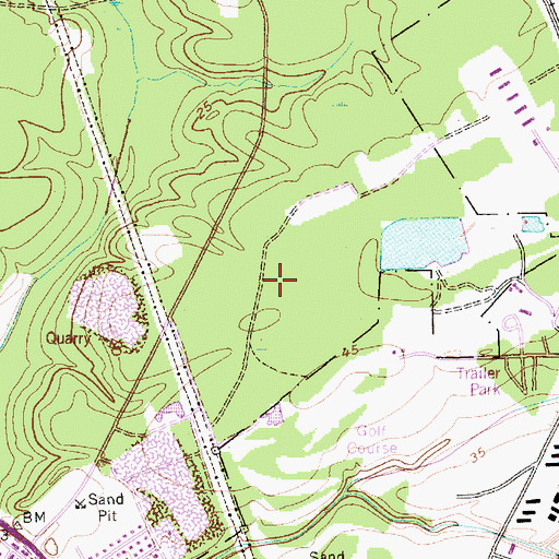 Topographic Map of Bry Hawke Industrial Park, SC