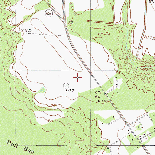 Topographic Map of Cypress Ridge Business Park, SC