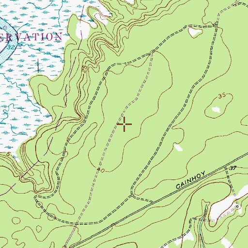 Topographic Map of Charleston Regional Business Center, SC