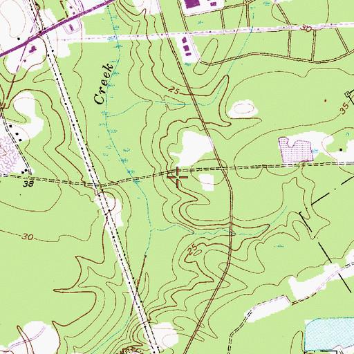 Topographic Map of Palmetto Commercial Center, SC