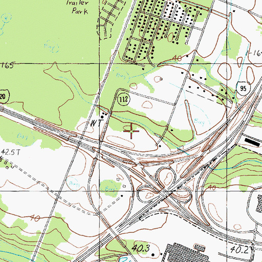 Topographic Map of Westside Business Center B, SC