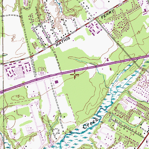 Topographic Map of Anna Knapp Plaza, SC