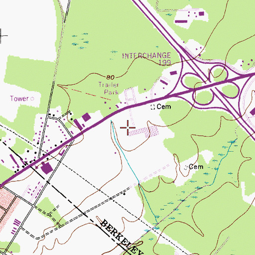 Topographic Map of North Main Market, SC