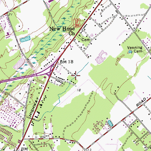 Topographic Map of Wando Crossing, SC