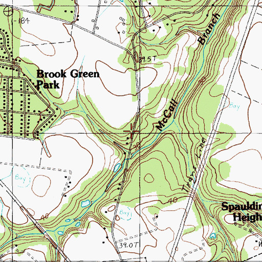 Topographic Map of Praise Temple, SC